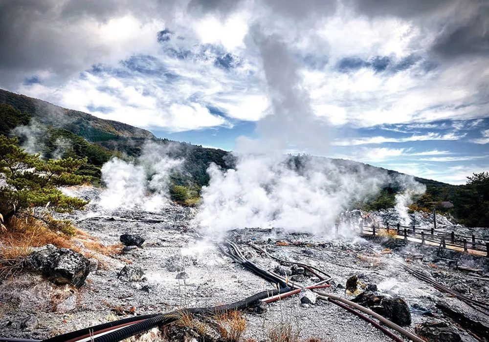 Kyushu Hot Springs featured in Travel + Leisure