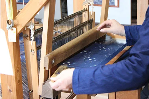 Enjoy handweaving Kurume Kasuri