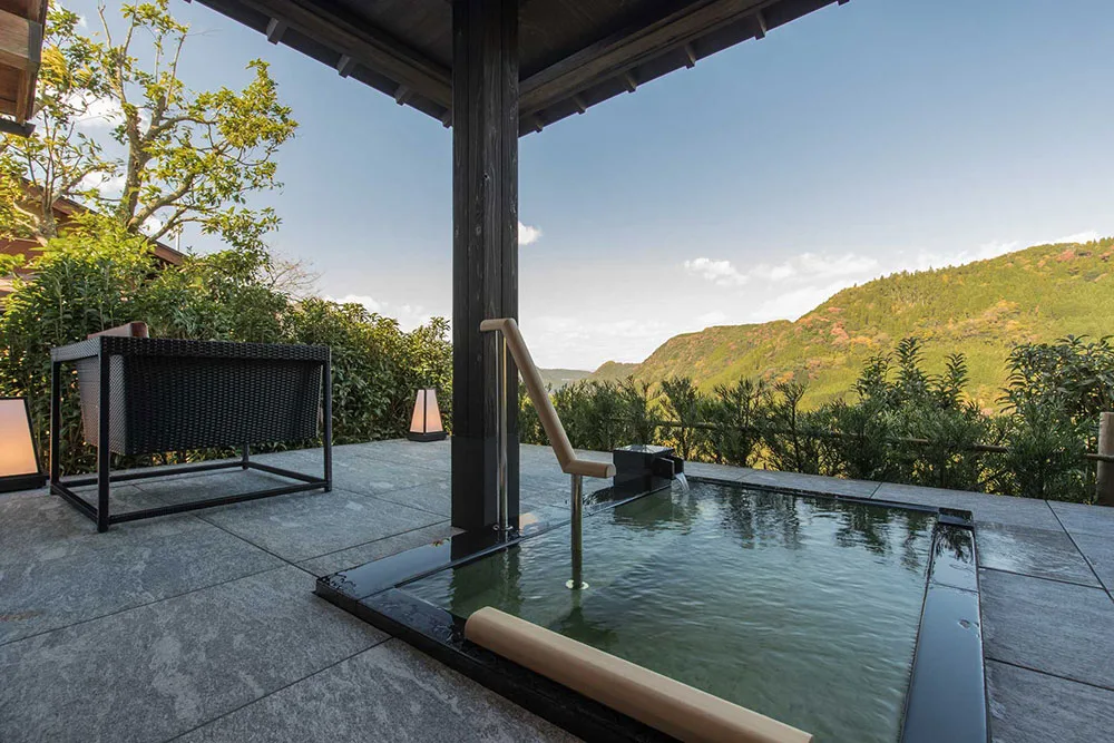 2 Kyushu hotels in Travel + Leisure private hot tub feature