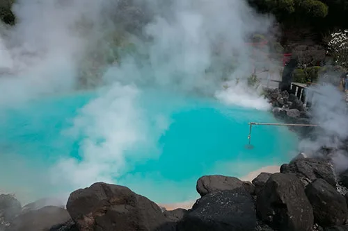 [Taxi sightseeing] Beppu "JIGOKU MEGURI" the"HELL" course (to and from Beppu city)