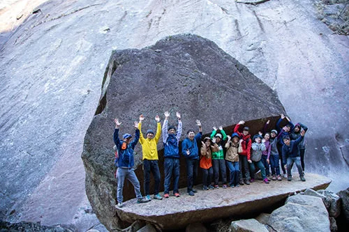 Check out the Pac-Man Rock that is Lighting Up Social Media! Take an Instagram-worthy pic, then enjoy the great outdoors!