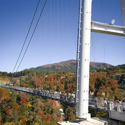 [Taxi sightseeing to and from Beppu] Kokonoe Yume Otsuribashi round trip course