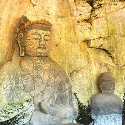 [Taxi sightseeing to and from Beppu] Usuki Sekibutsu(Usuki Stone Buddha) round trip course