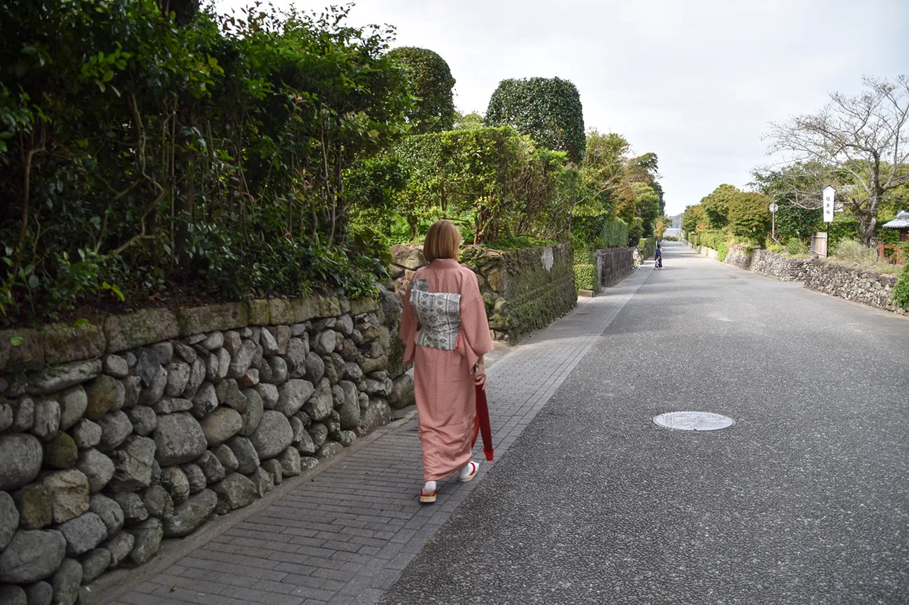 Kimono Experience at Izumi-Fumoto's History Museum: