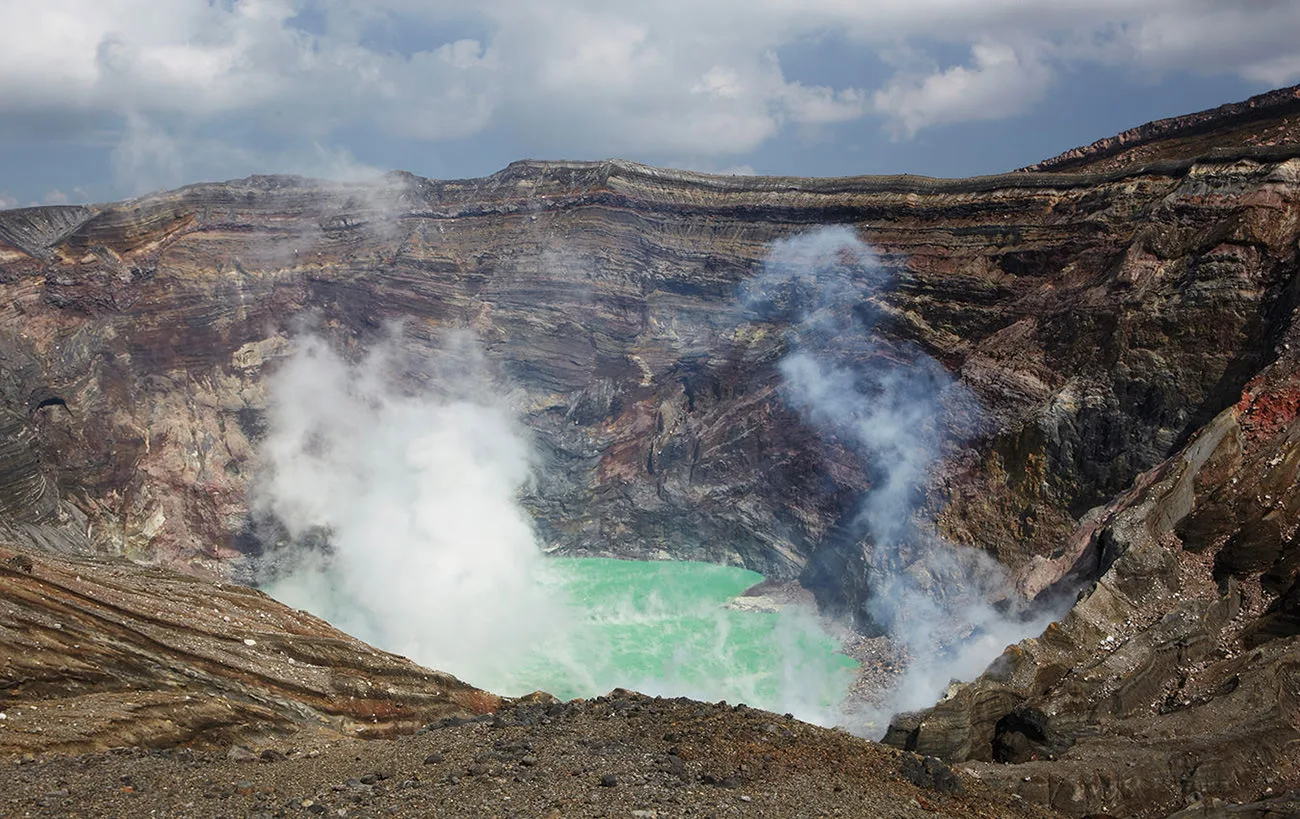 Mt. Aso Nakadake Crater: